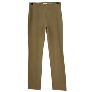 Vince Tailored Tan Stitch Front Seam Leggings Size S